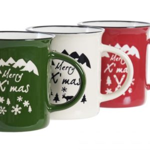 Mug porcelana Merry Xmas (consultar)