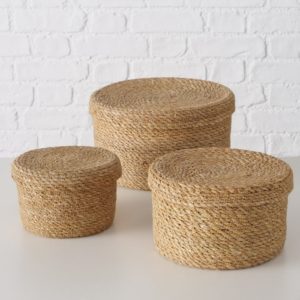Set cestas con tapa
